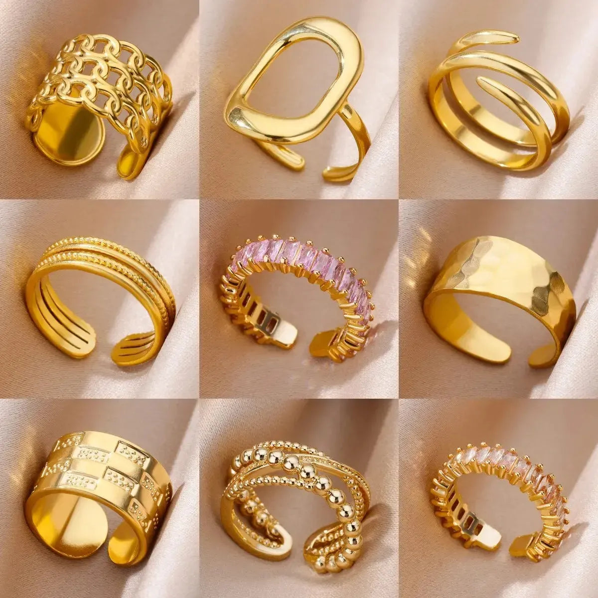 Bague Classique Inoxydable Chic-Saylana