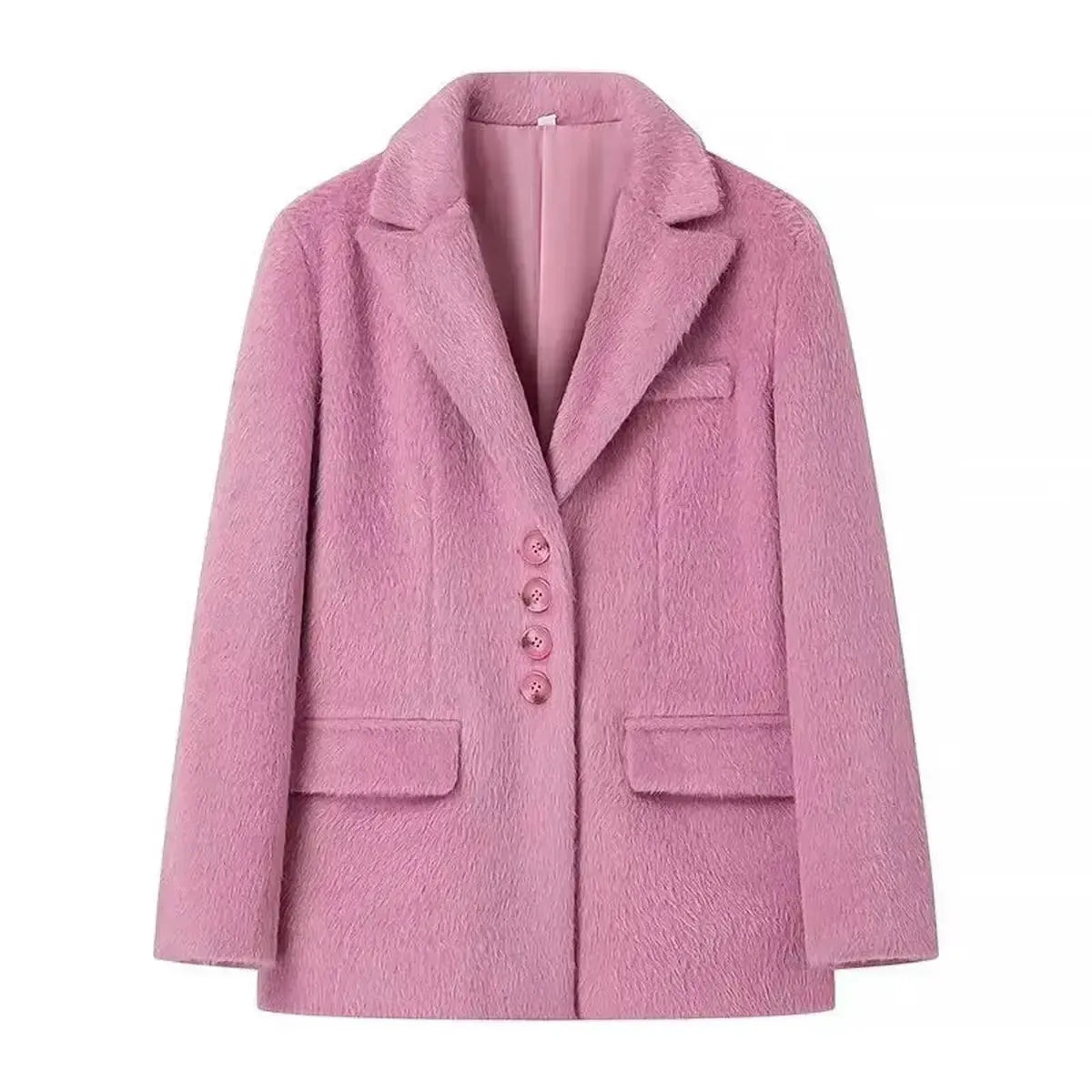 Blazer Chaud Col Revers-Saylana