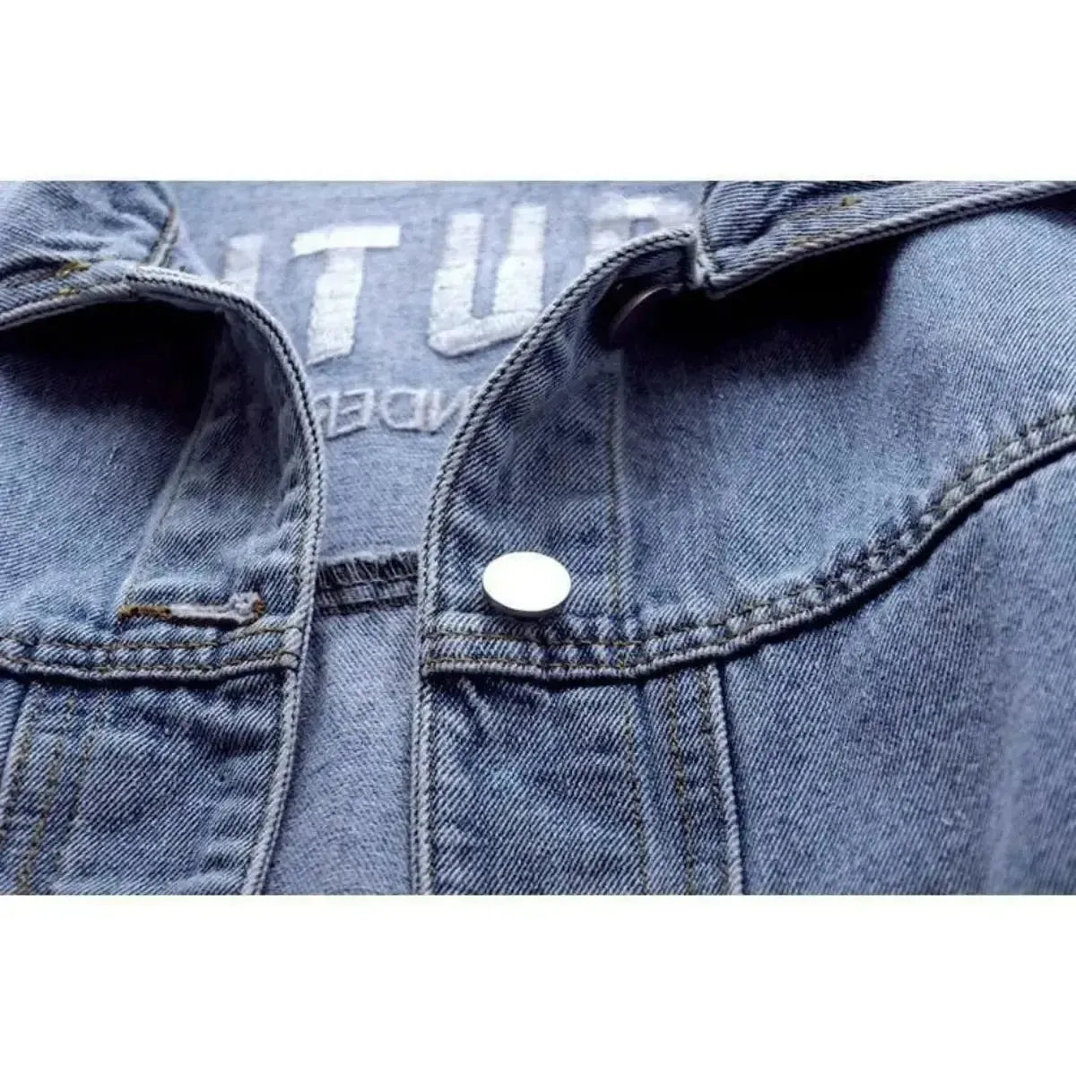 Blouson Slim Denim Mi-Saison-Saylana