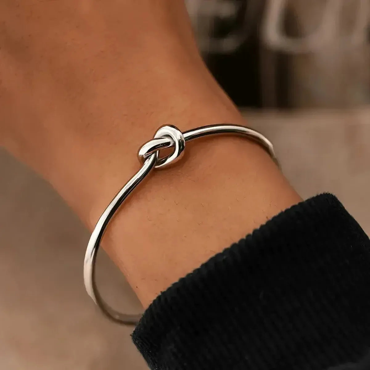 Bracelet Acier Tressé Vintage-Saylana