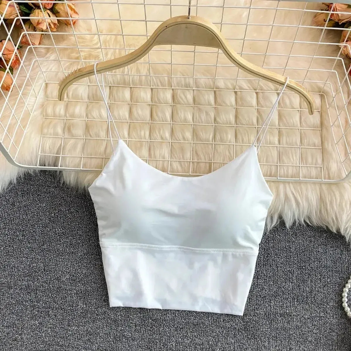 Brassière sans couture en soie glacée ultra douce-Saylana