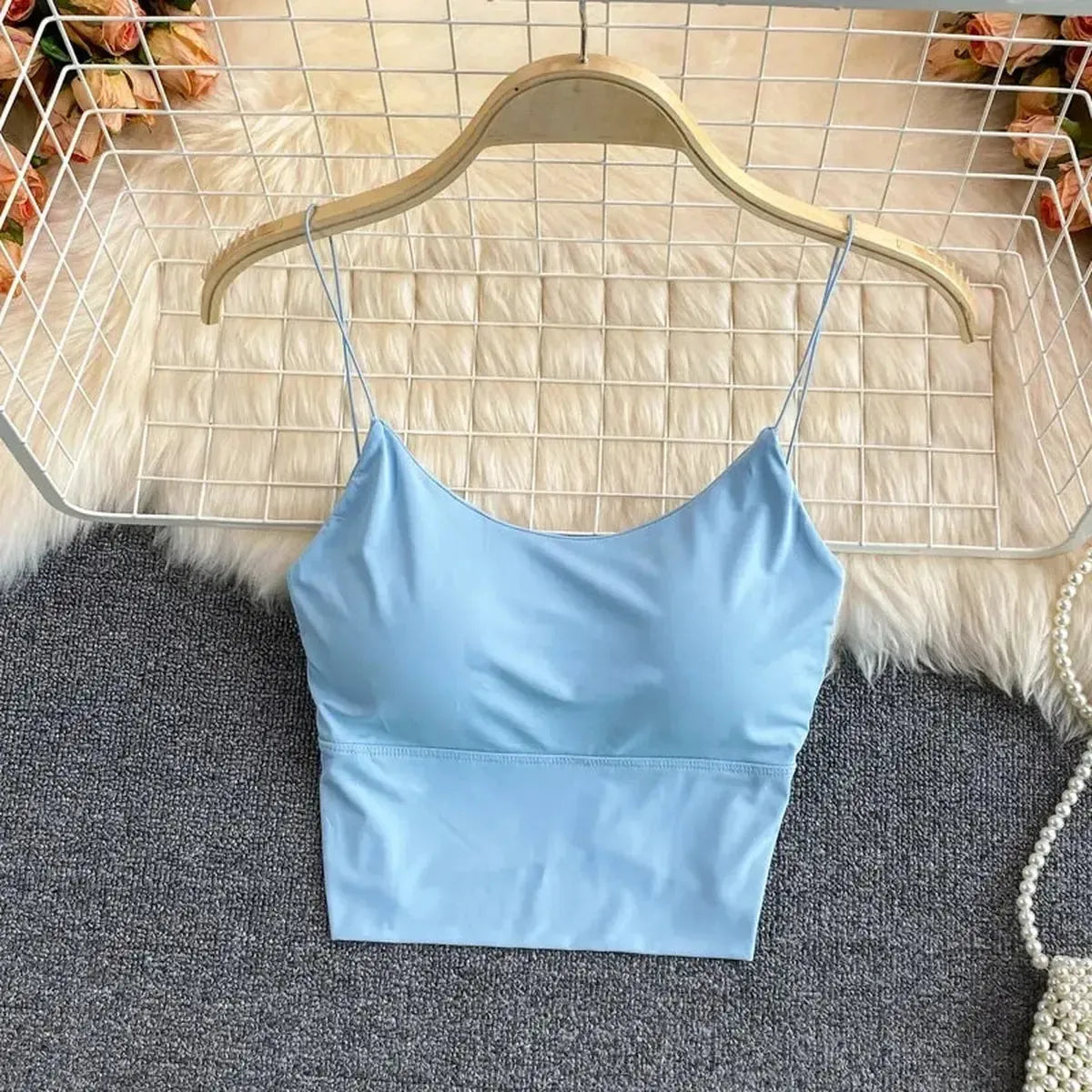 Brassière sans couture en soie glacée ultra douce-Saylana