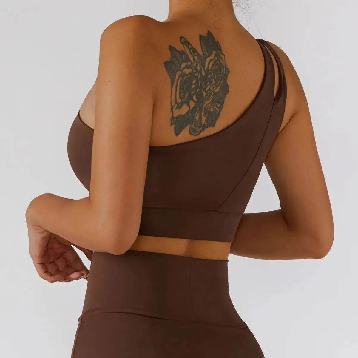 Brassière Sport Asymétrique Push-Up Femme-Saylana
