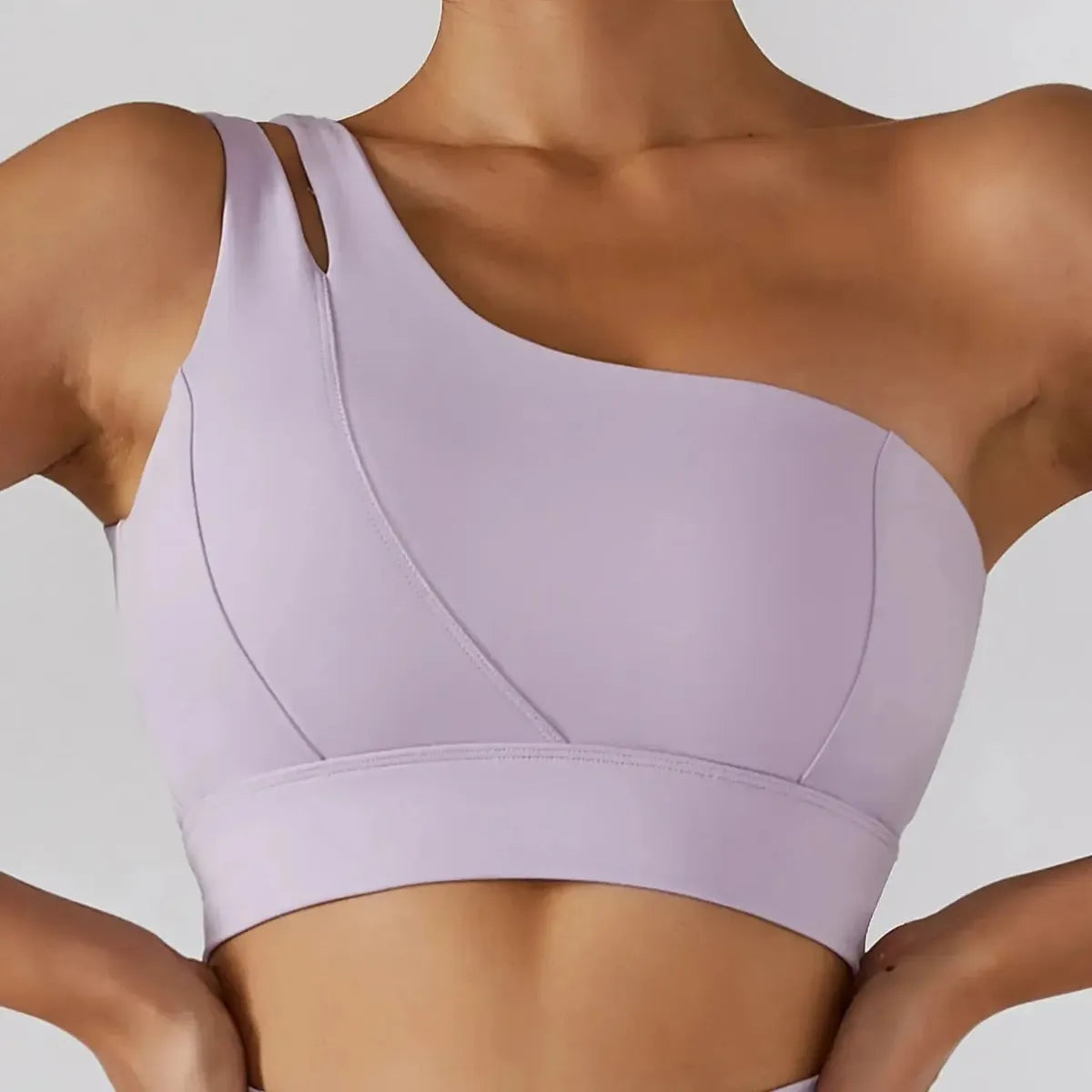 Brassière Sport Asymétrique Push-Up Femme-Saylana