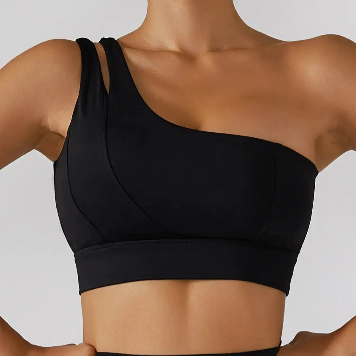 Brassière Sport Asymétrique Push-Up Femme-Saylana