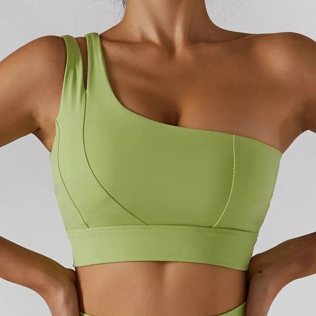 Brassière Sport Asymétrique Push-Up Femme-Saylana