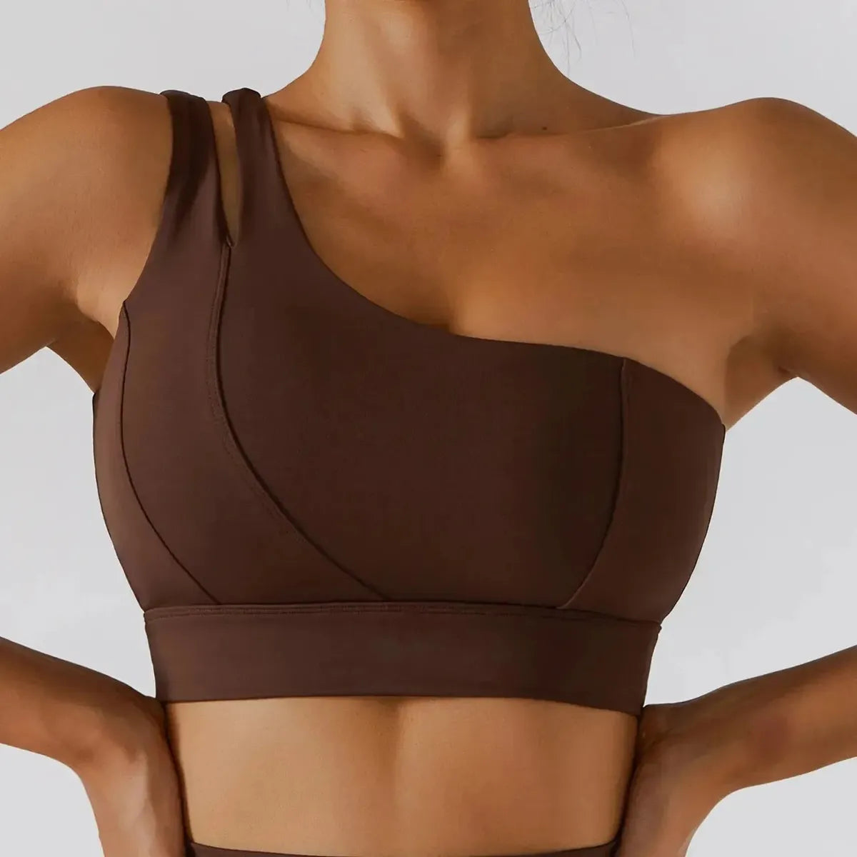 Brassière Sport Asymétrique Push-Up Femme-Saylana