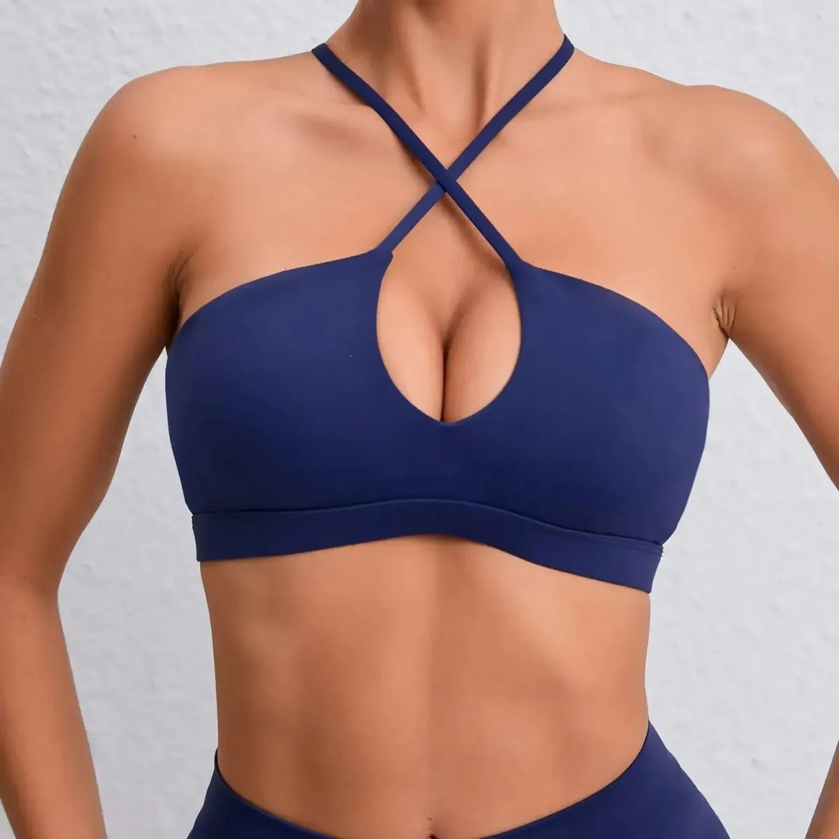Brassière Sport Dos Croisé Respirante-Saylana