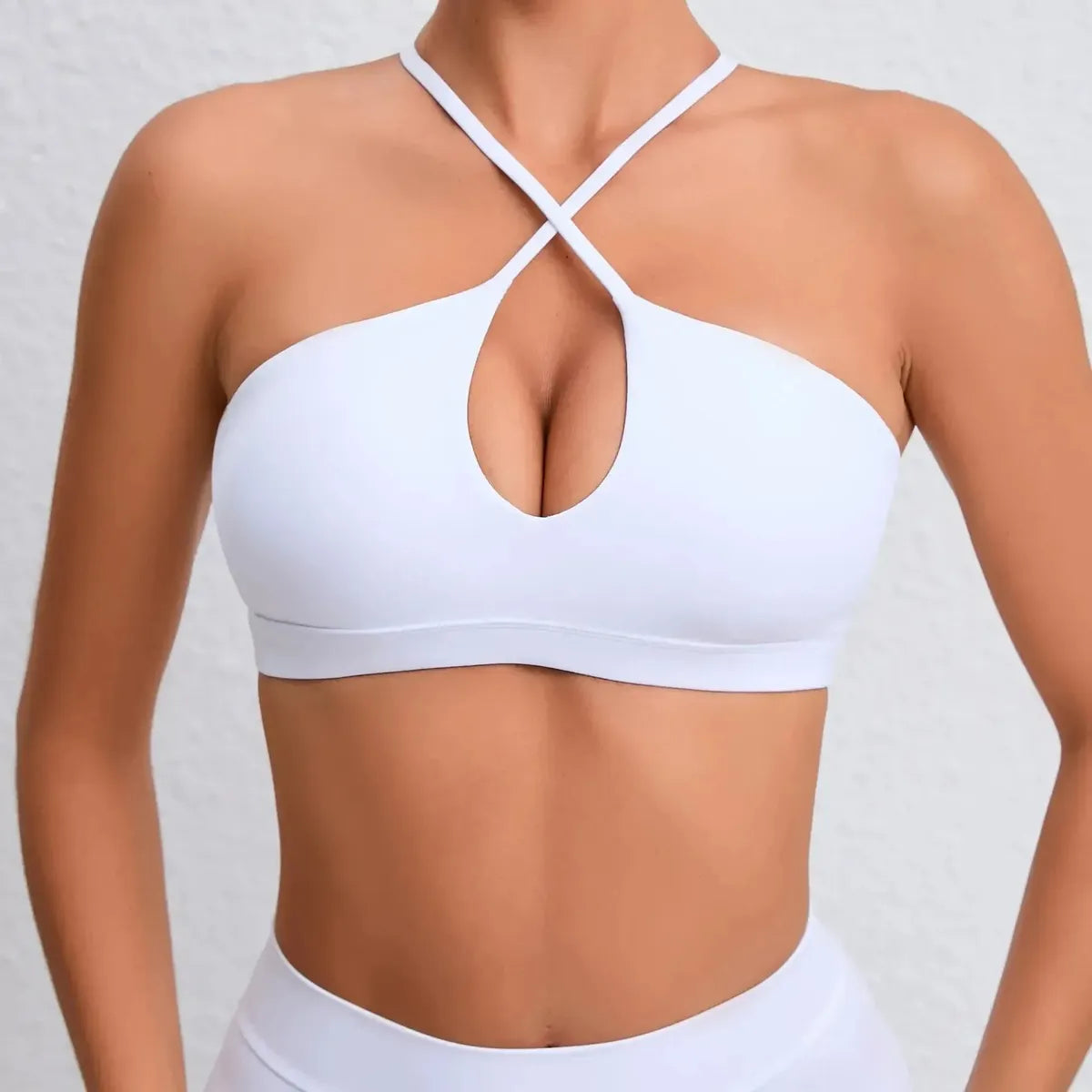 Brassière Sport Dos Croisé Respirante-Saylana