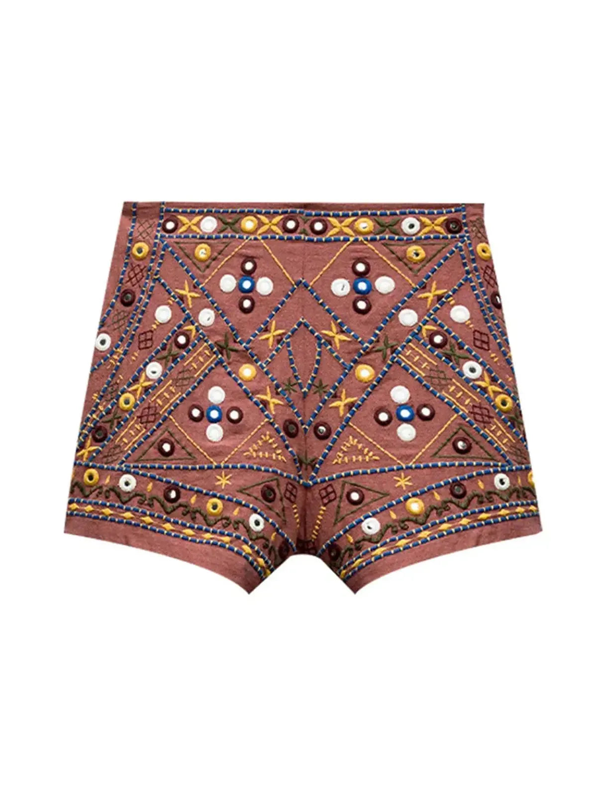 Broderie chic et coupe ample plissée urbaine-Saylana