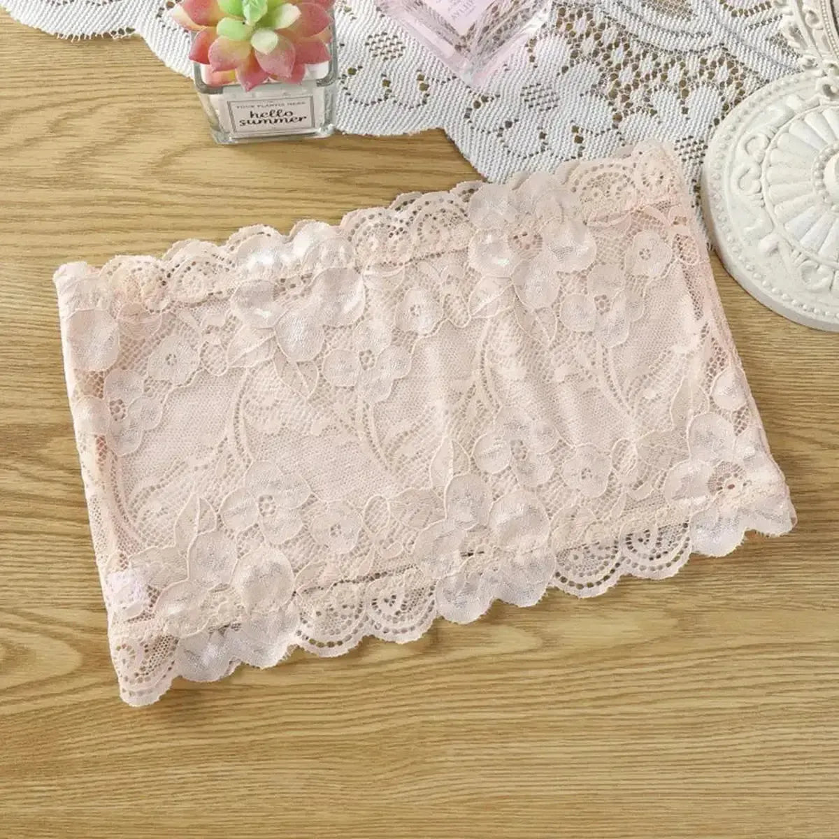 Bustier Dentelle Sans Bretelles-Saylana