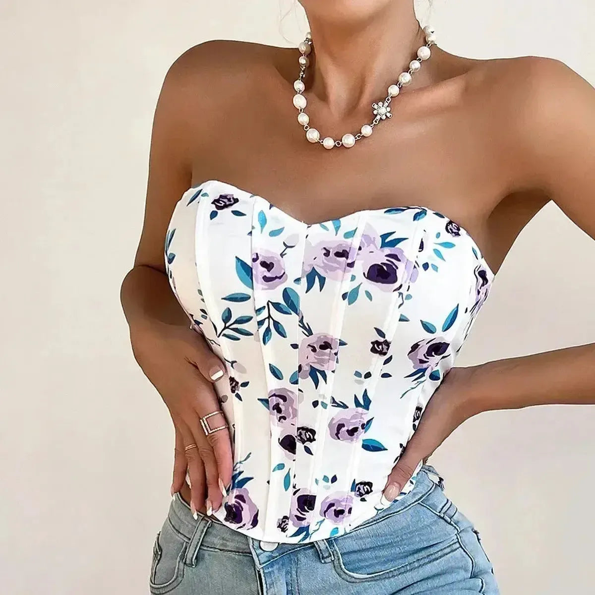 Bustier Sans Bretelles Sexy-Saylana