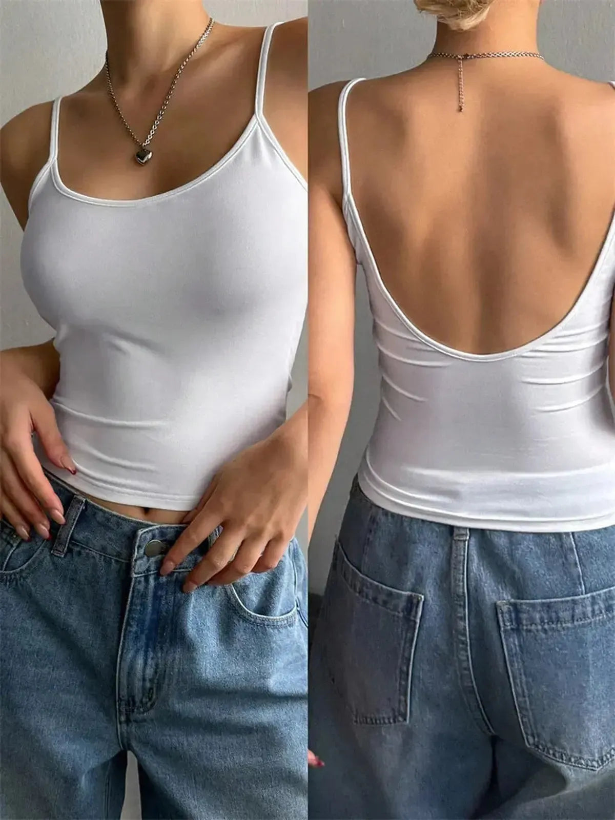 Camisole dos nu streetwear-Saylana