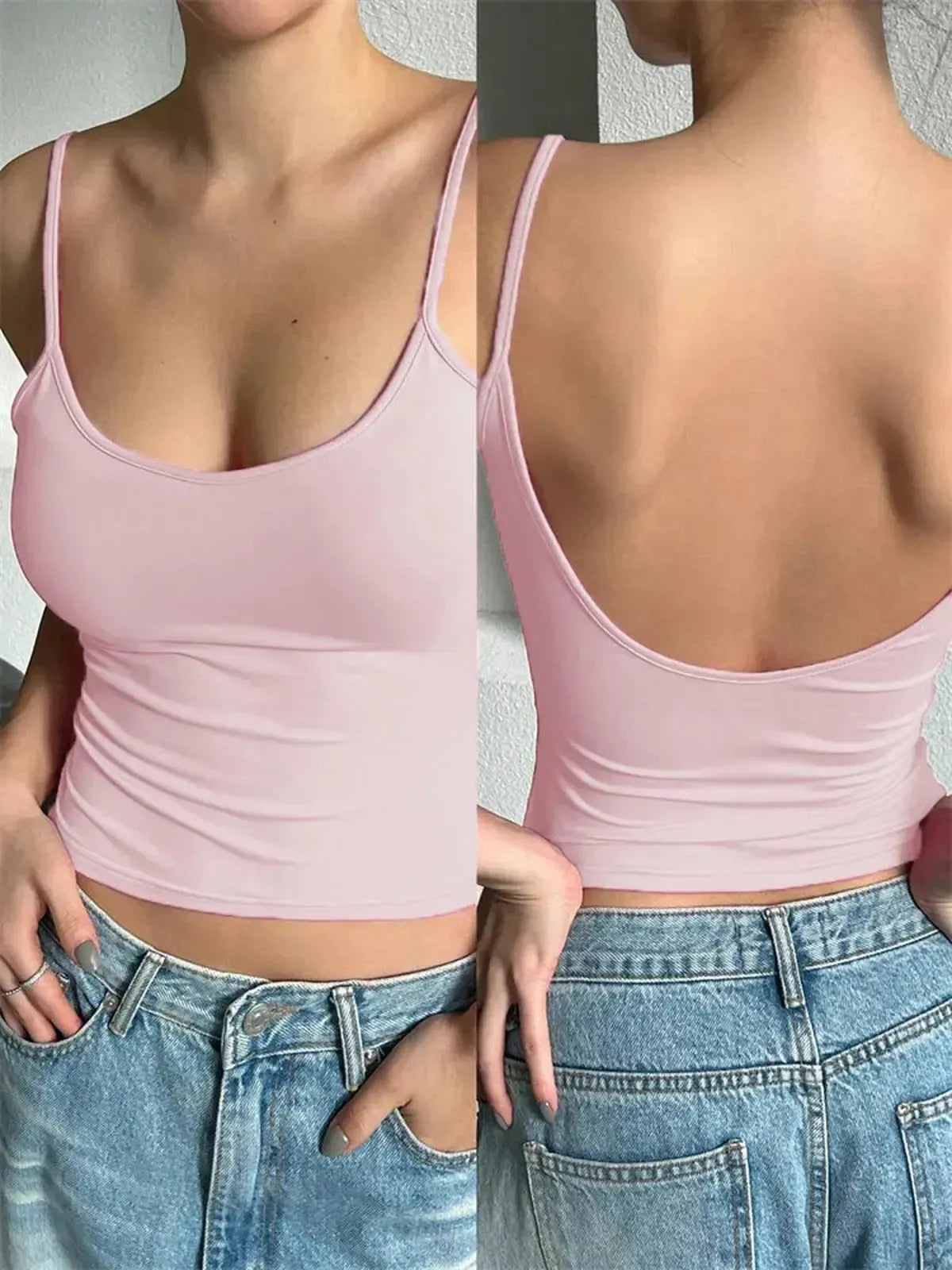 Camisole dos nu streetwear-Saylana