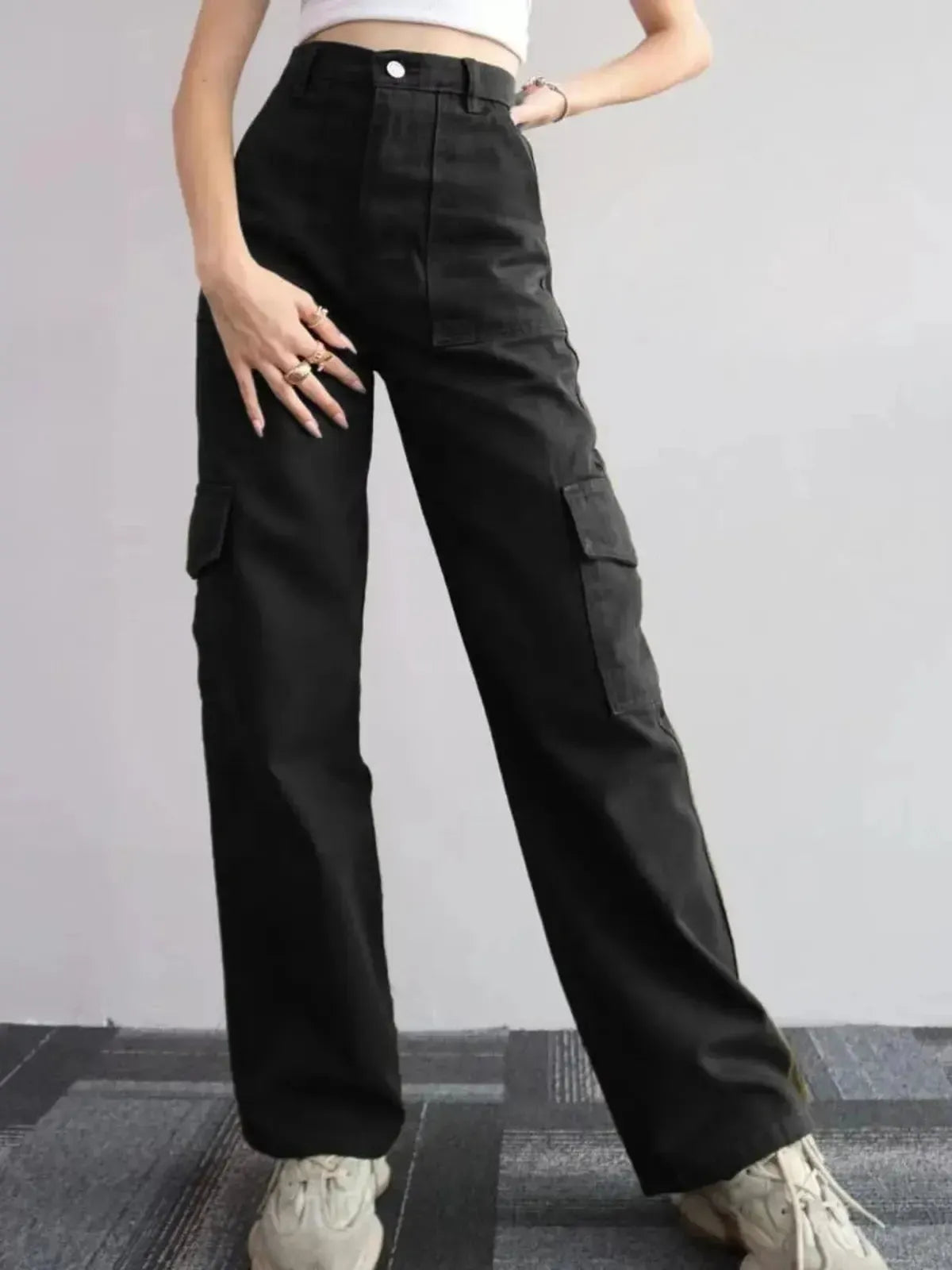 Cargo Parachute Large Look Streetwear-Saylana