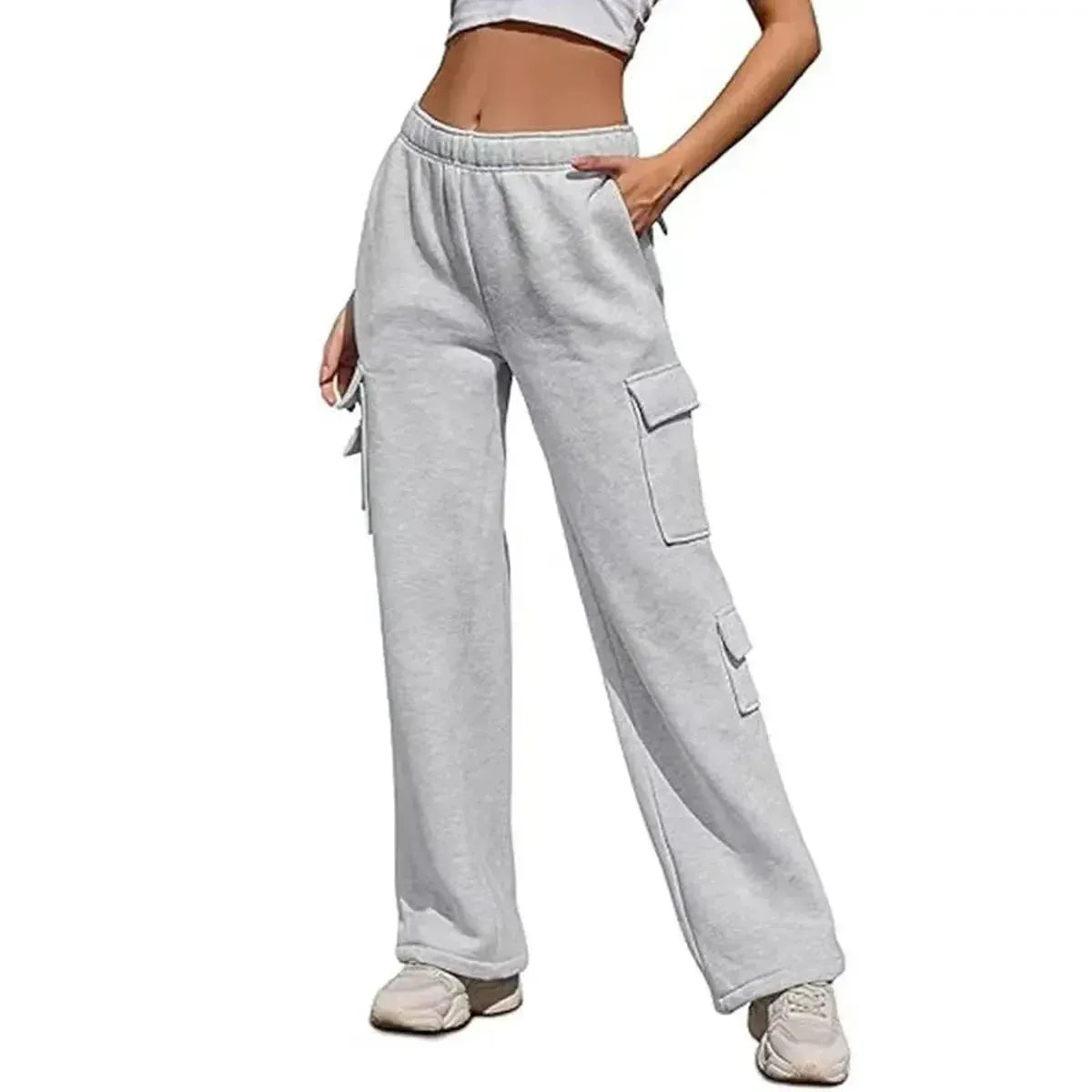Cargo Taille Haute Multi-Poches Relax-Saylana