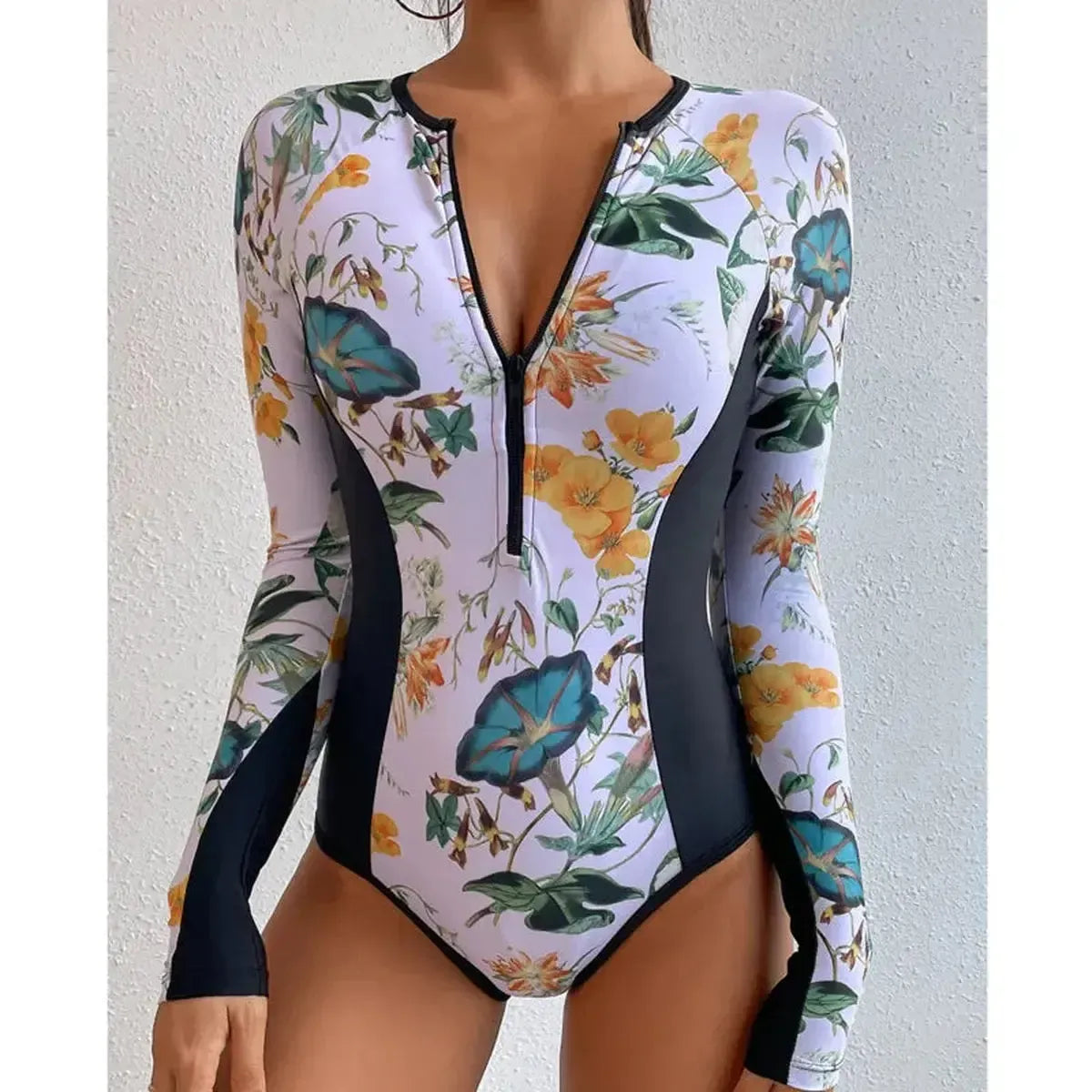 Combinaison Plage Fermeture Zippée-Saylana
