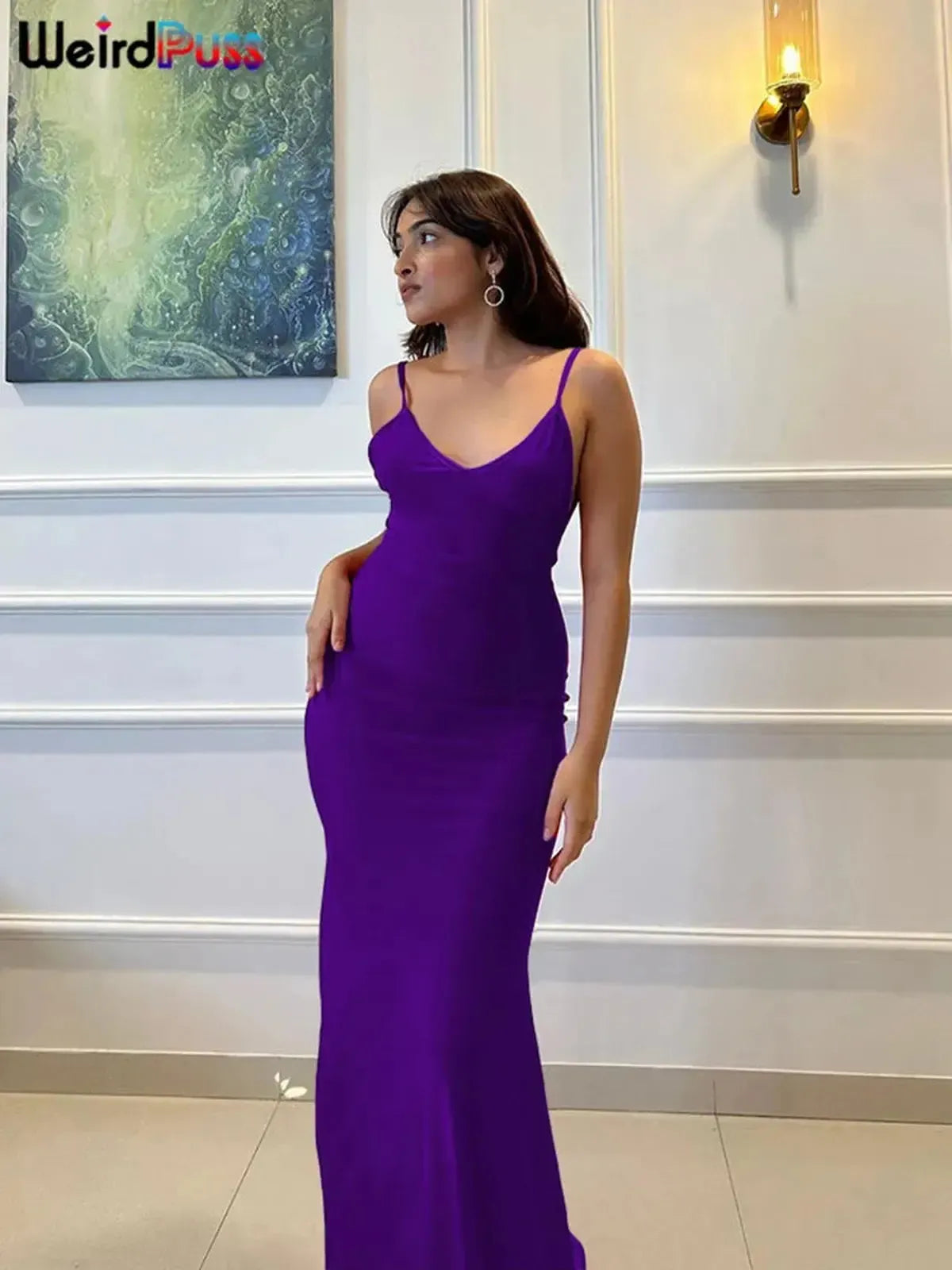 Coquette Bodycon V-Neck Chic-Saylana