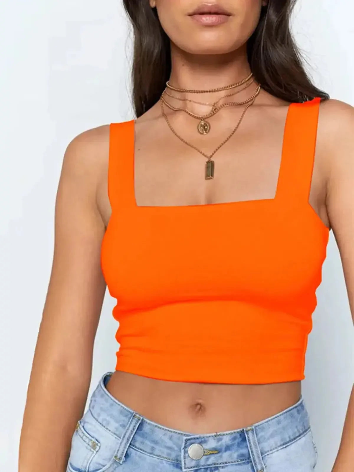 Crop manches courtes au charme épuré et versatile-Saylana