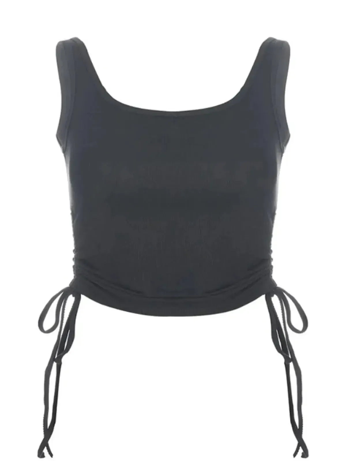 Crop top à nouer au style casual fitness-Saylana