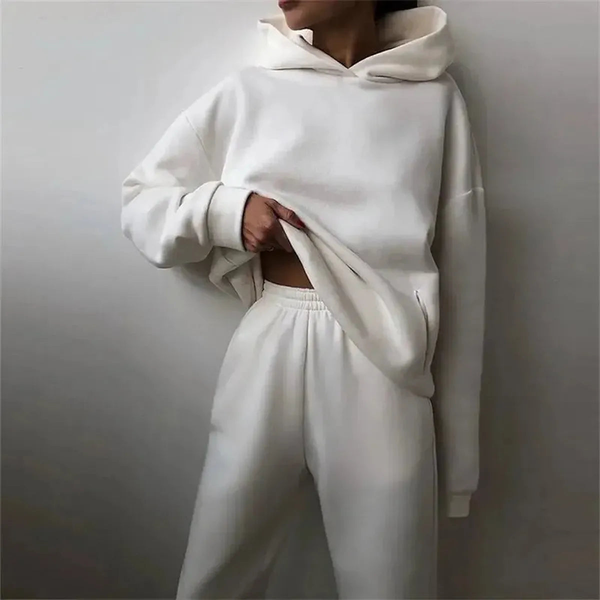 Ensemble Oversize Femme : Hoodie + Pantalon Long-Saylana
