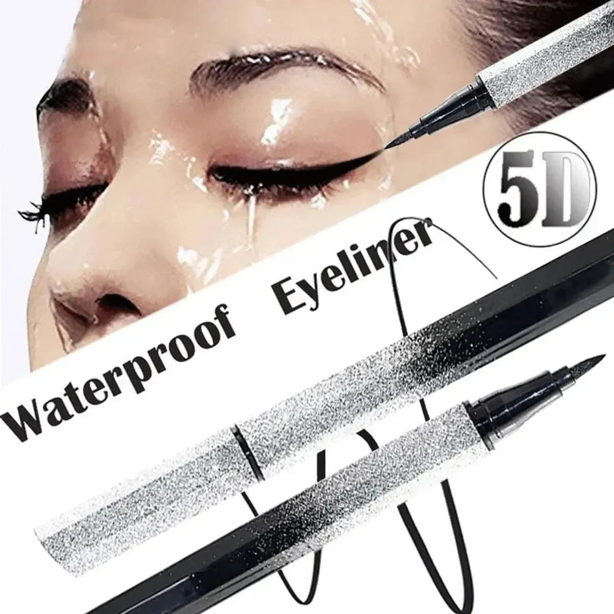 Eyeliner Liquide Noir Waterproof-Saylana