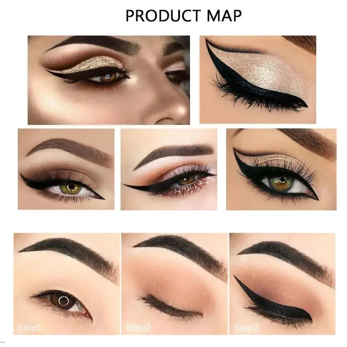 Eyeliner Liquide Noir Waterproof-Saylana