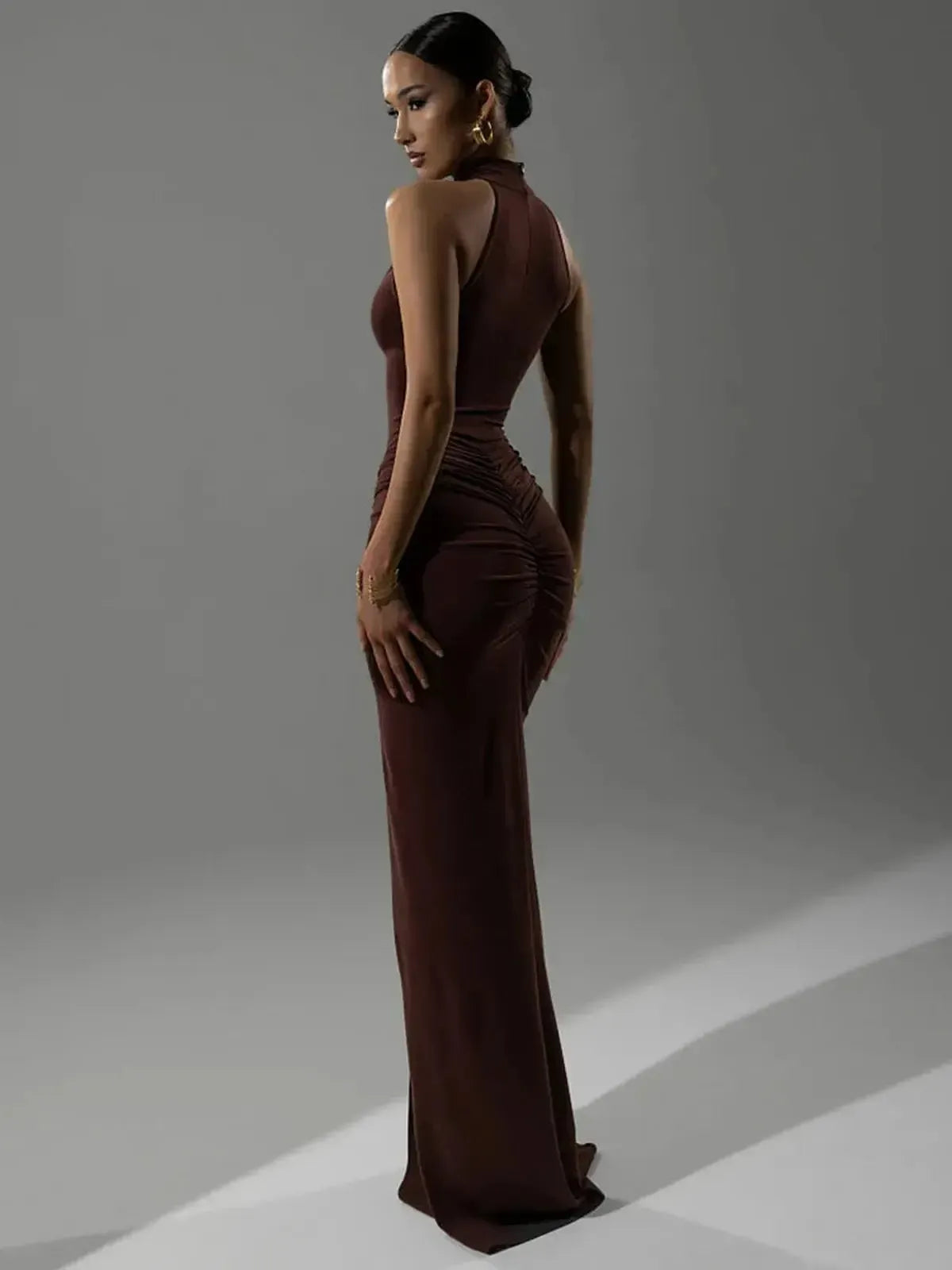 Halter Chic Taille Haute Slim-Saylana