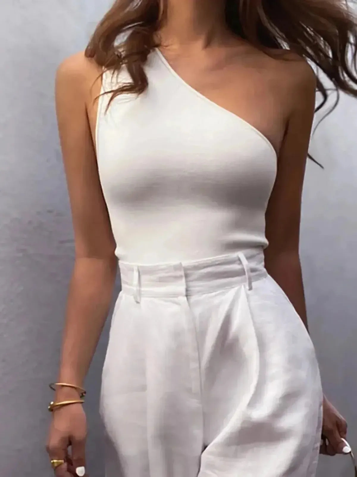 Haut asymétrique élastique été-Saylana