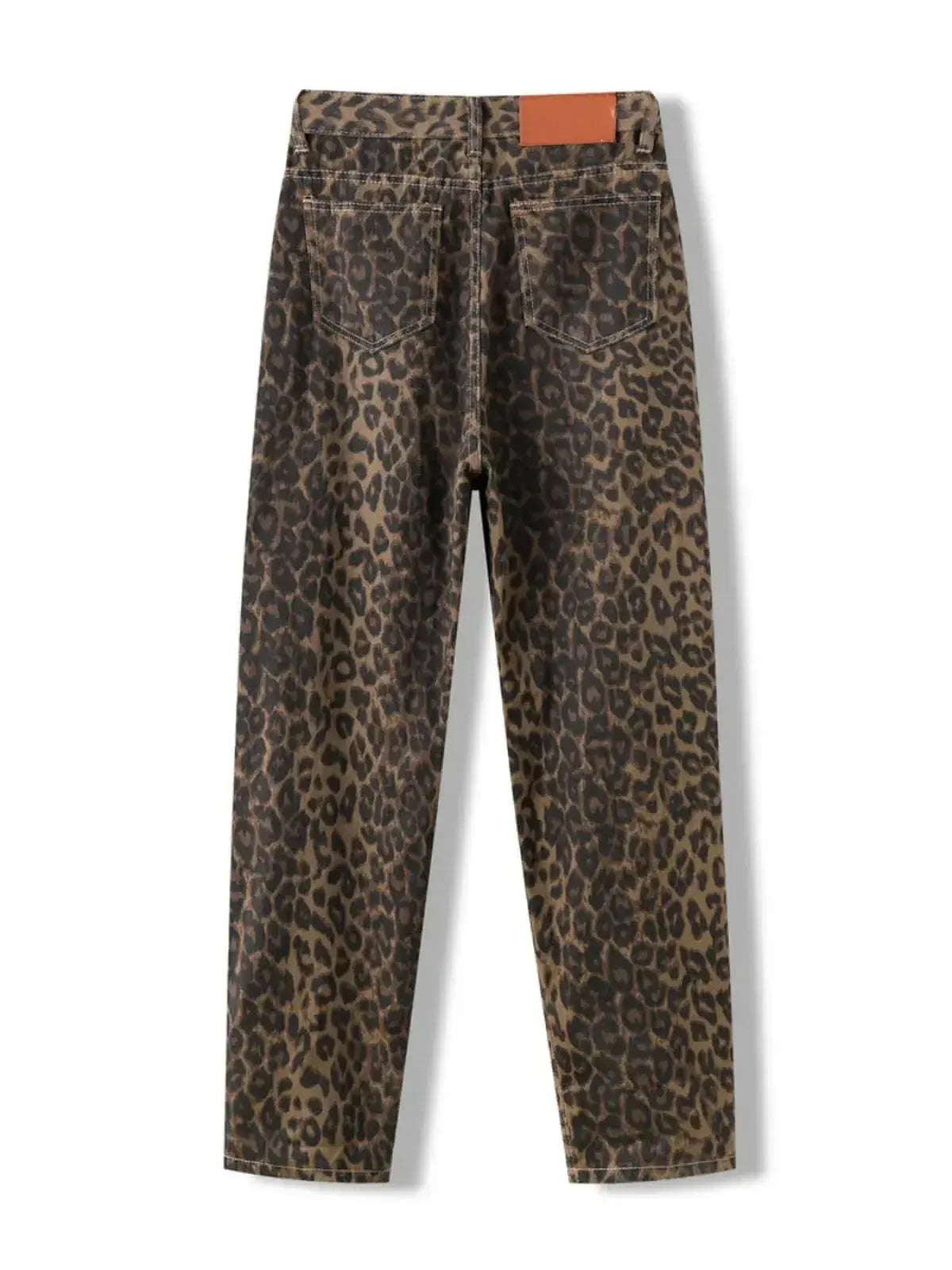 Jean Baggy Léopard Tendance-Saylana