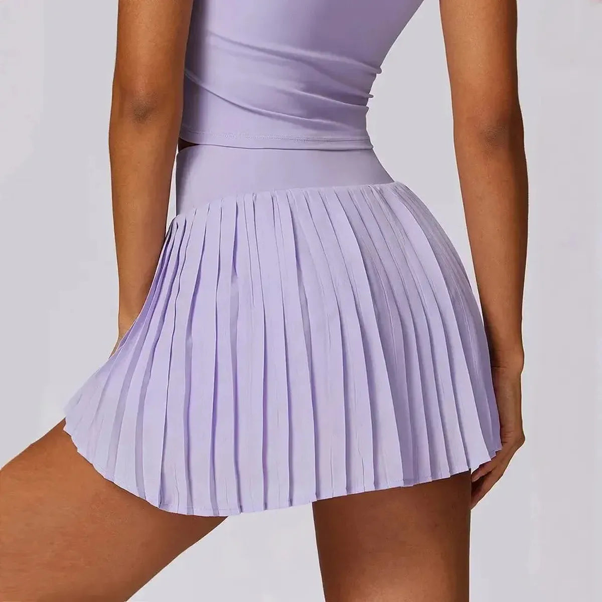Jupe Plissée Sport Taille Haute-Saylana