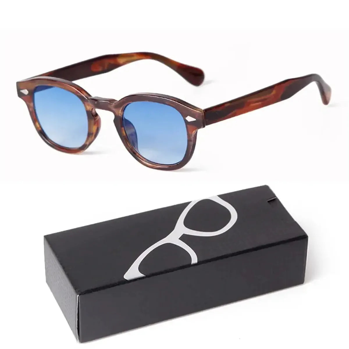 Lunettes Rétro Dégradé Bleu-Saylana