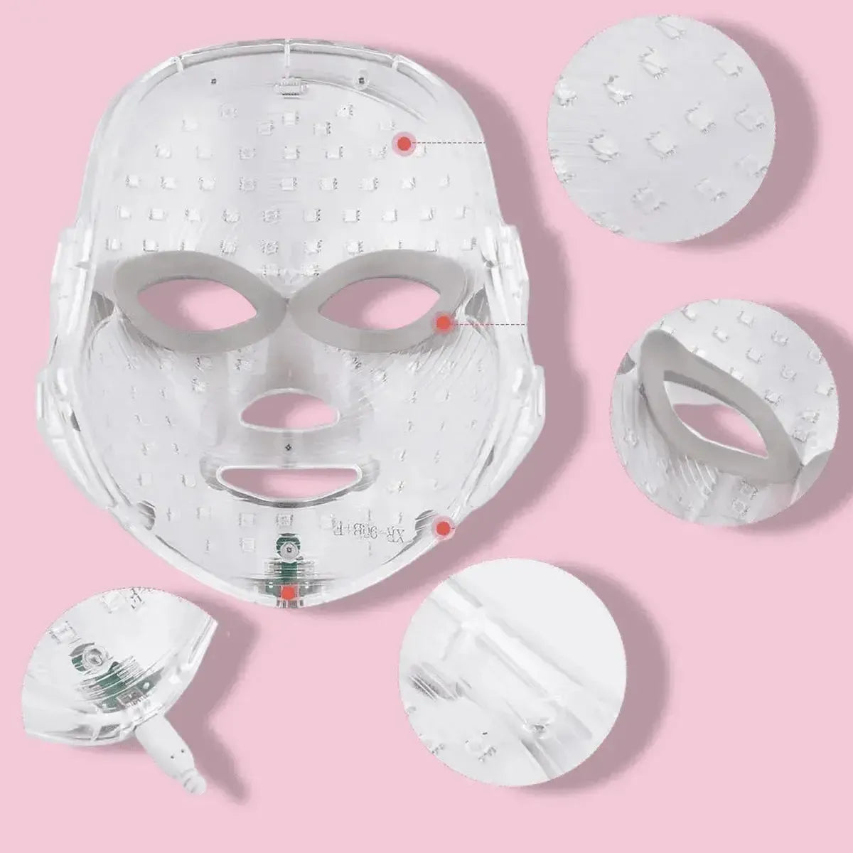 Masque LED Visage 7 Couleurs USB-Saylana