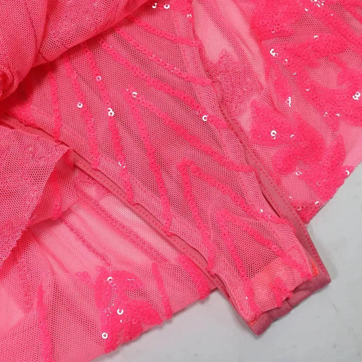 Mini Robe à Sequins Sexy-Saylana