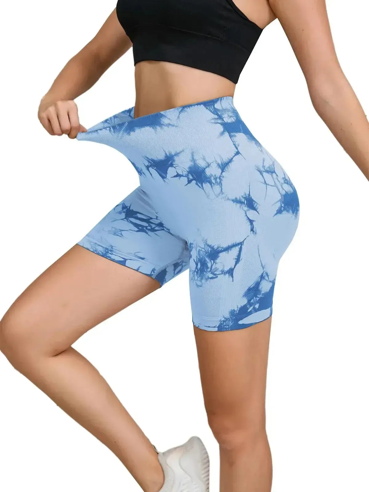 Motif tie & dye pour un look fitness affirmé-Saylana