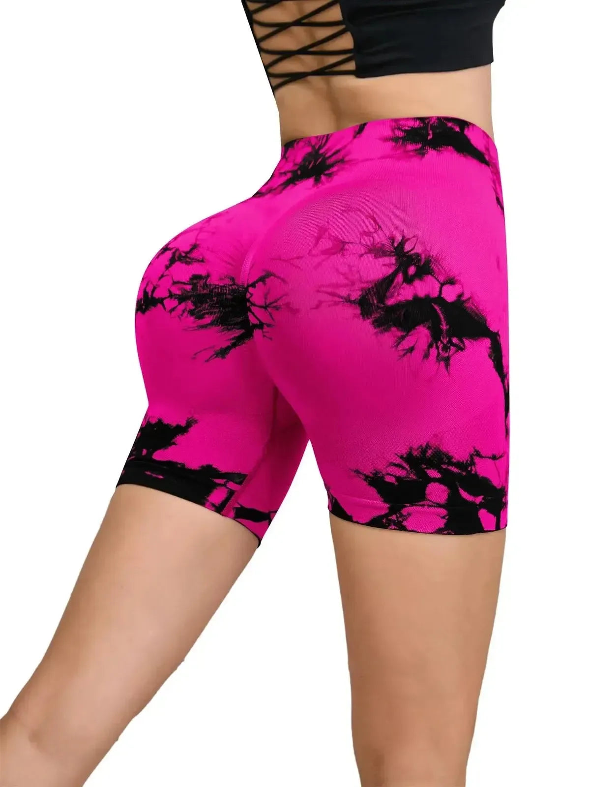 Motif tie & dye pour un look fitness affirmé-Saylana
