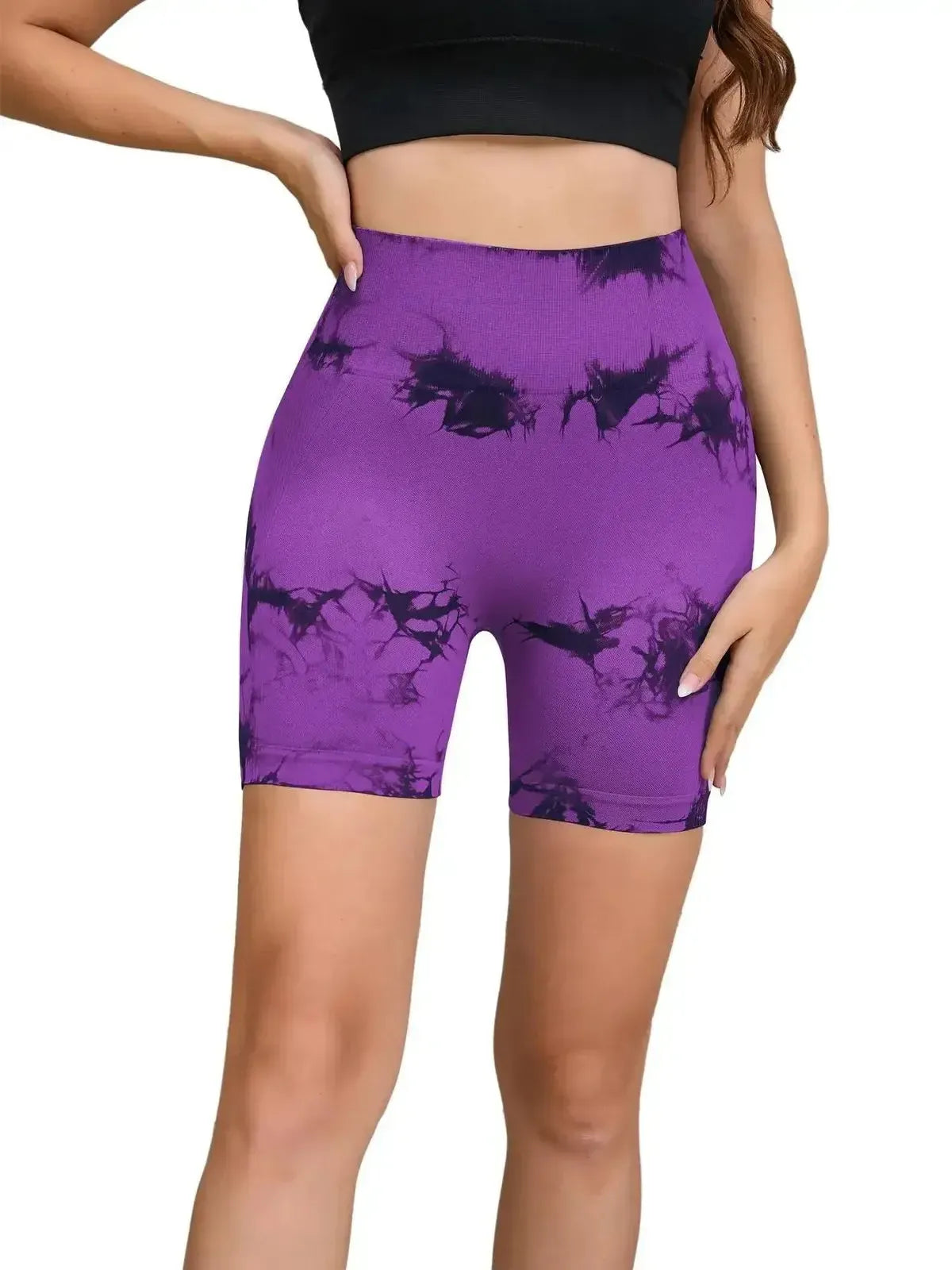 Motif tie & dye pour un look fitness affirmé-Saylana