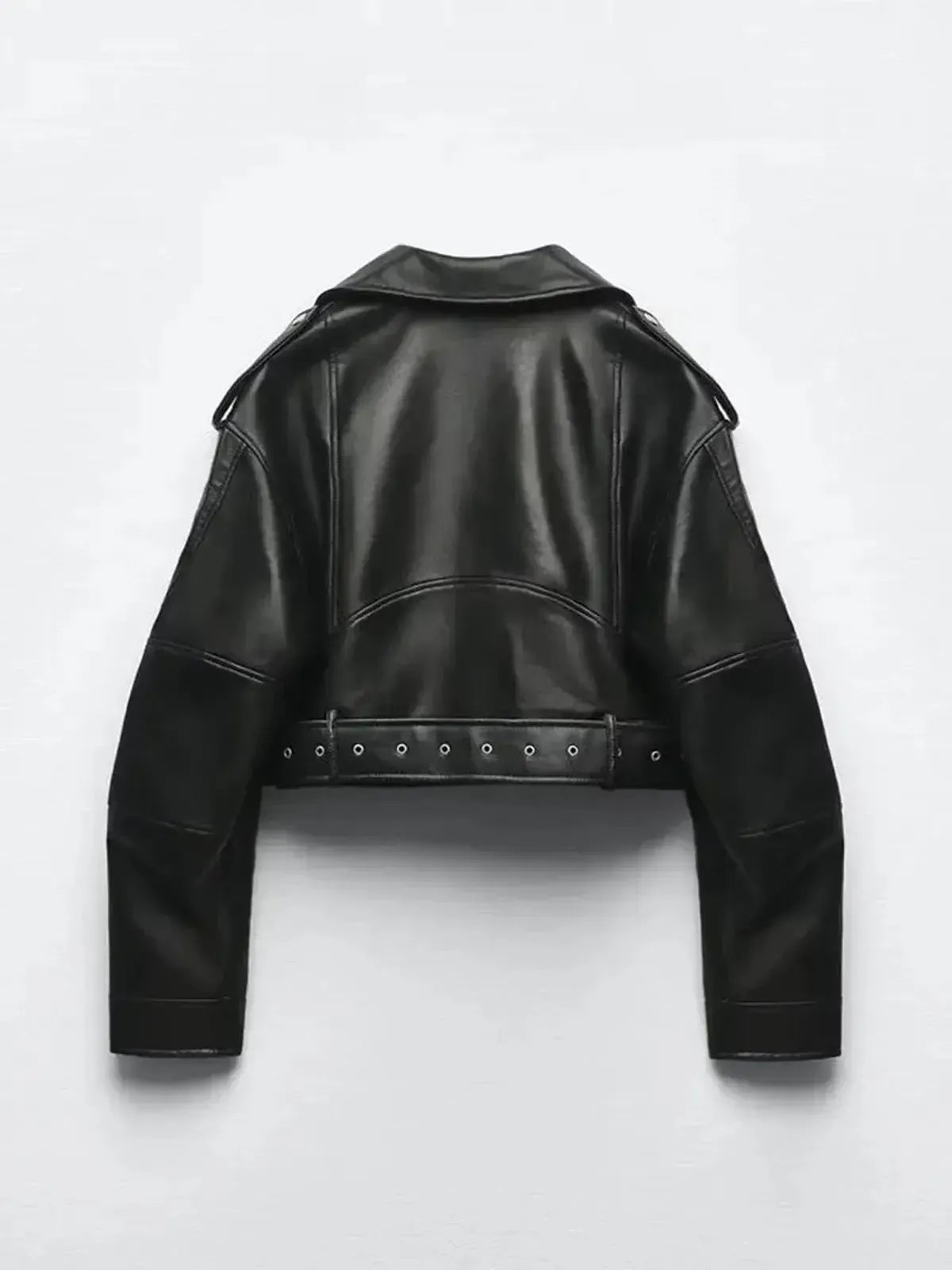Oversize Biker Rétro Zippée-Saylana