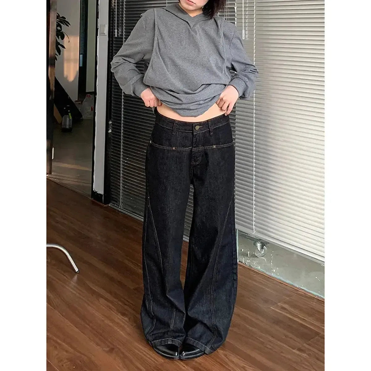 Pantalon Denim Baggy Style Y2K Vintage US-Saylana