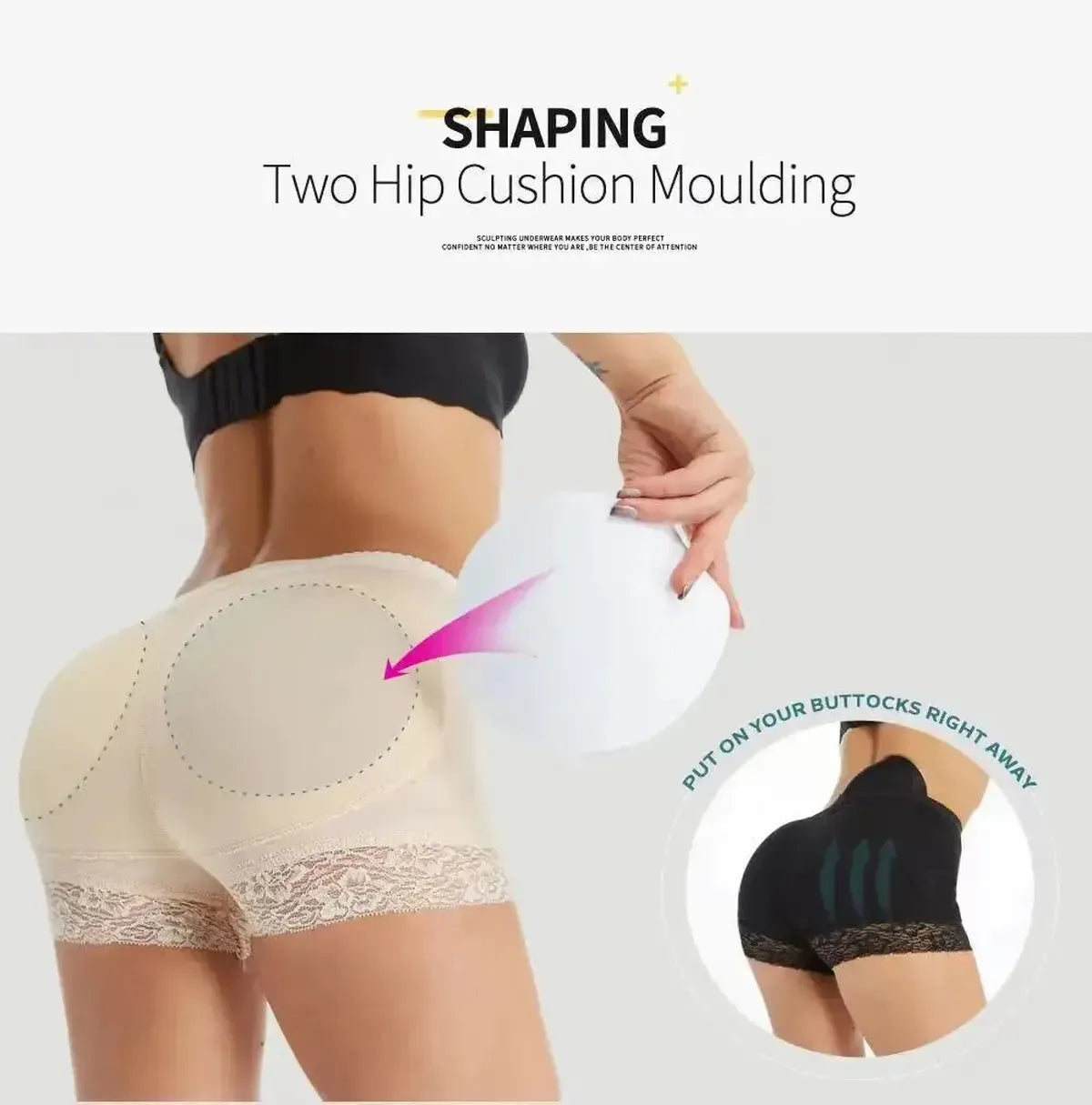 Panty Push-Up Taille Haute-Saylana