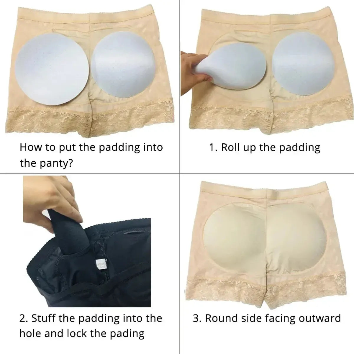 Panty Push-Up Taille Haute-Saylana