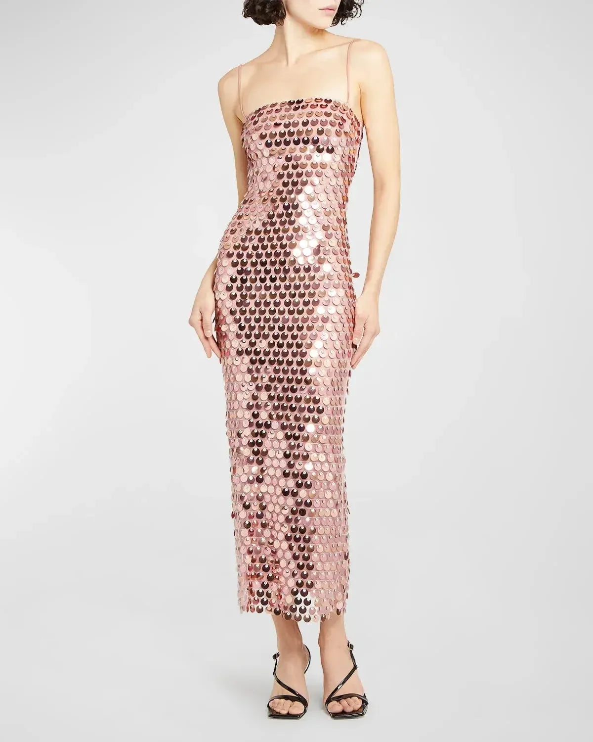 Robe Bohème Colorée à Sequins & Perles-Saylana
