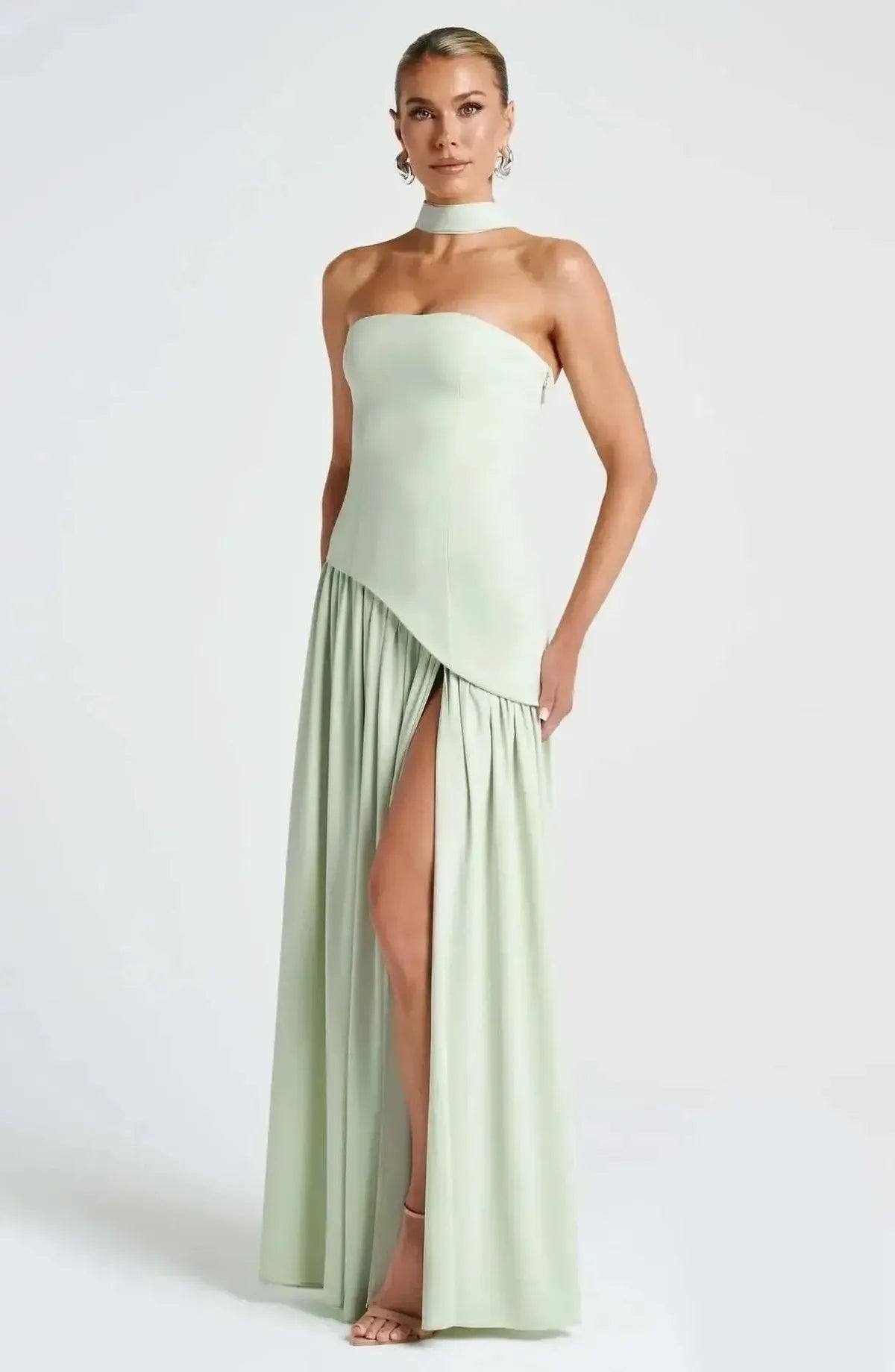 Robe Longue Épaules Dénudées-Saylana