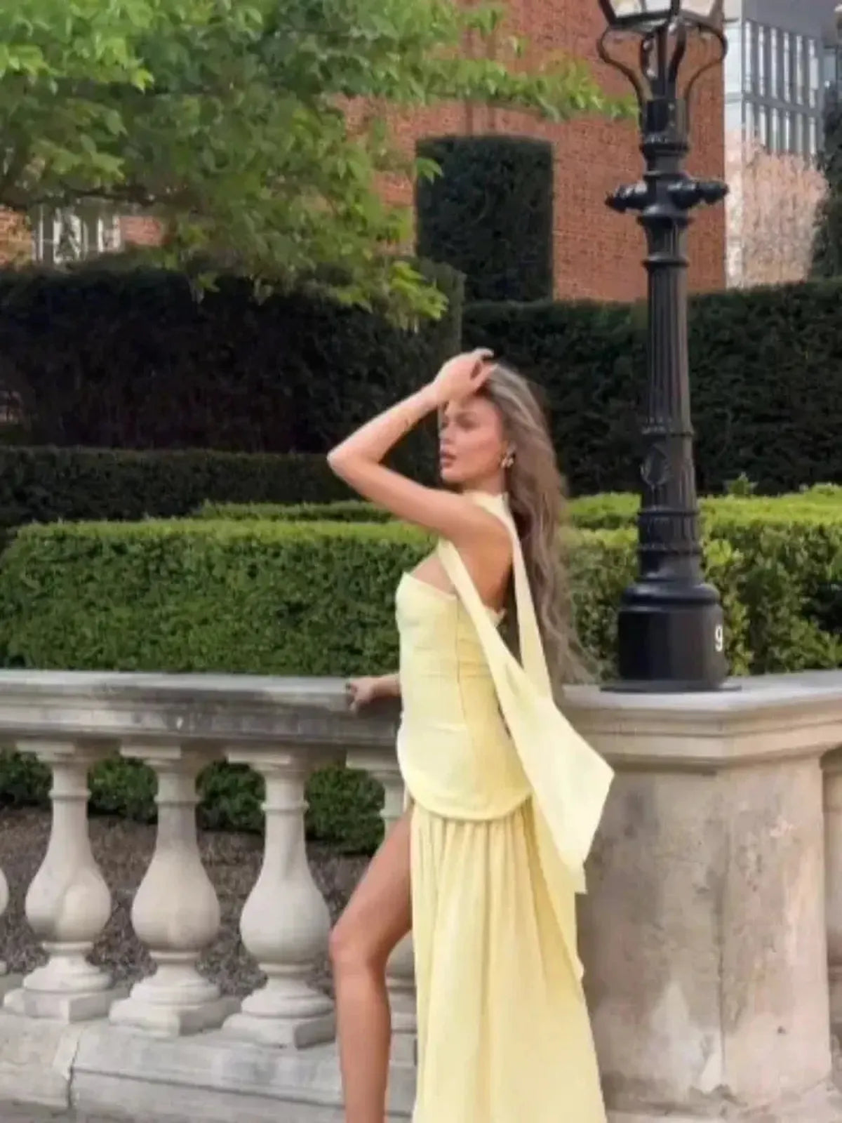 Robe Longue Épaules Dénudées-Saylana