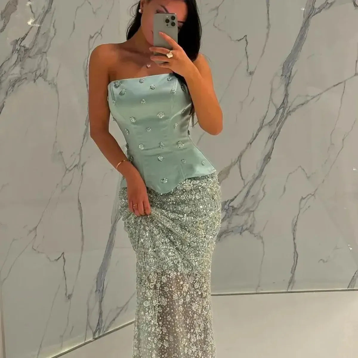 Robe Strapless Chic & Glam-Saylana
