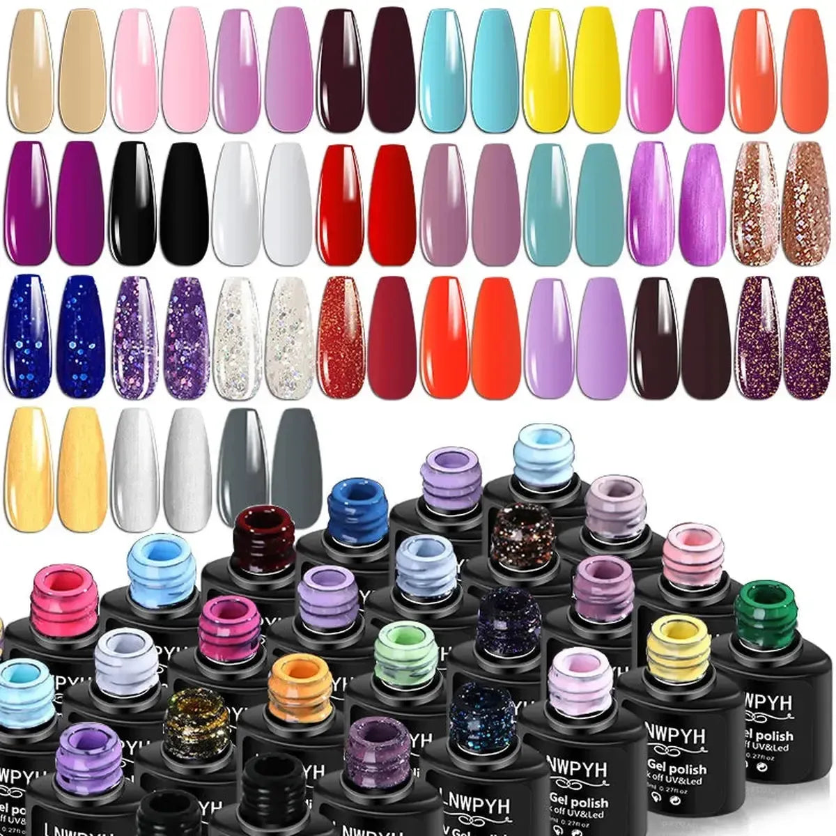 Set Manucure Gel avec Lampe LED-Saylana