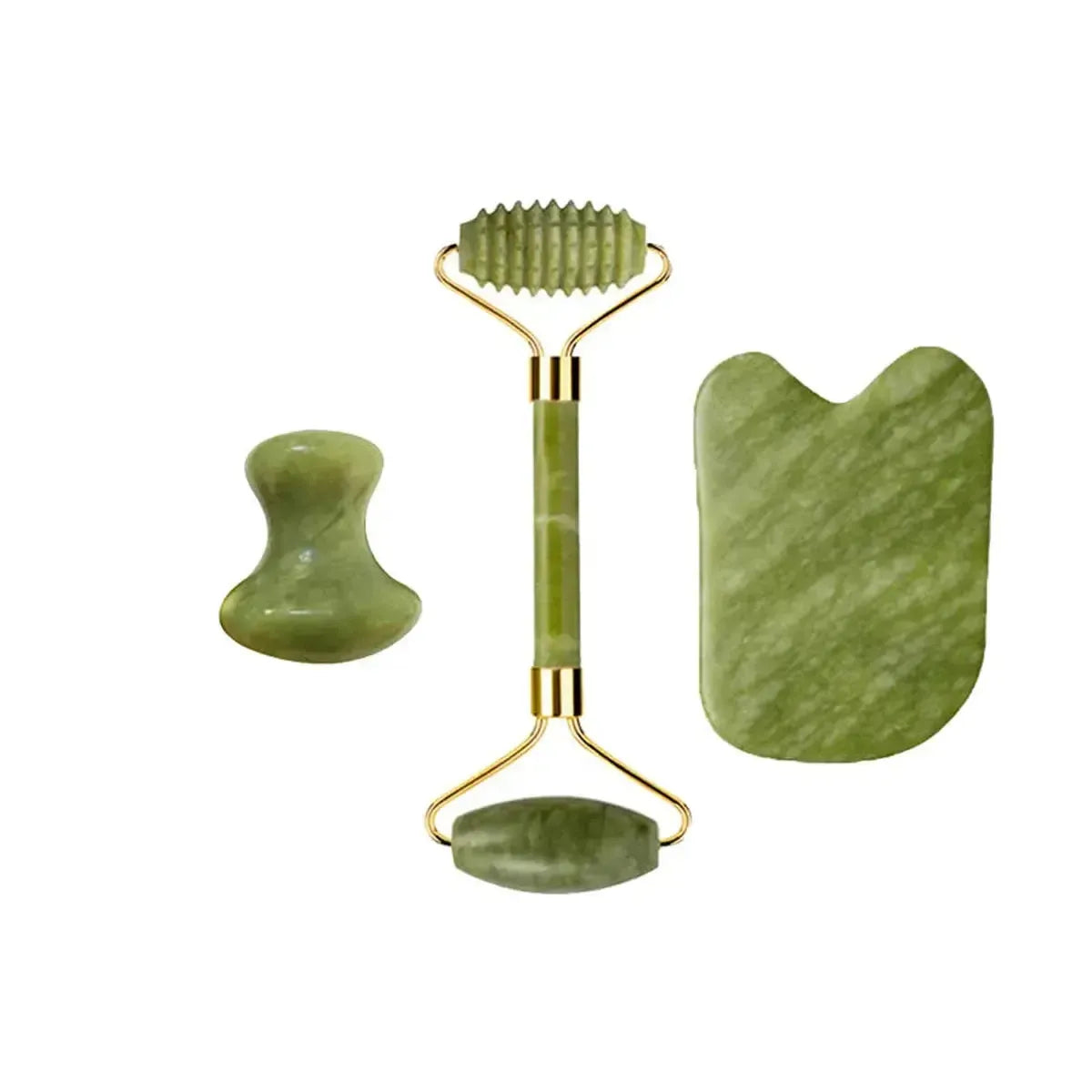 Set Massage Jade & Gua Sha Naturel-Saylana