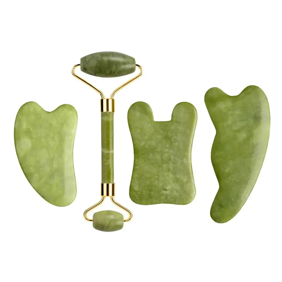 Set Massage Jade & Gua Sha Naturel-Saylana