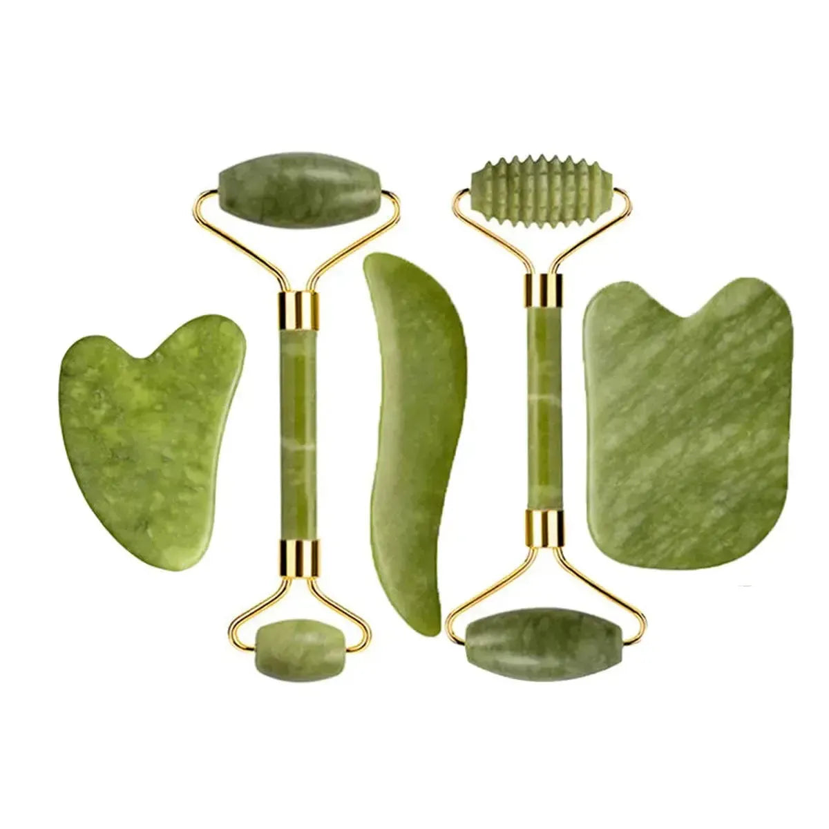 Set Massage Jade & Gua Sha Naturel-Saylana