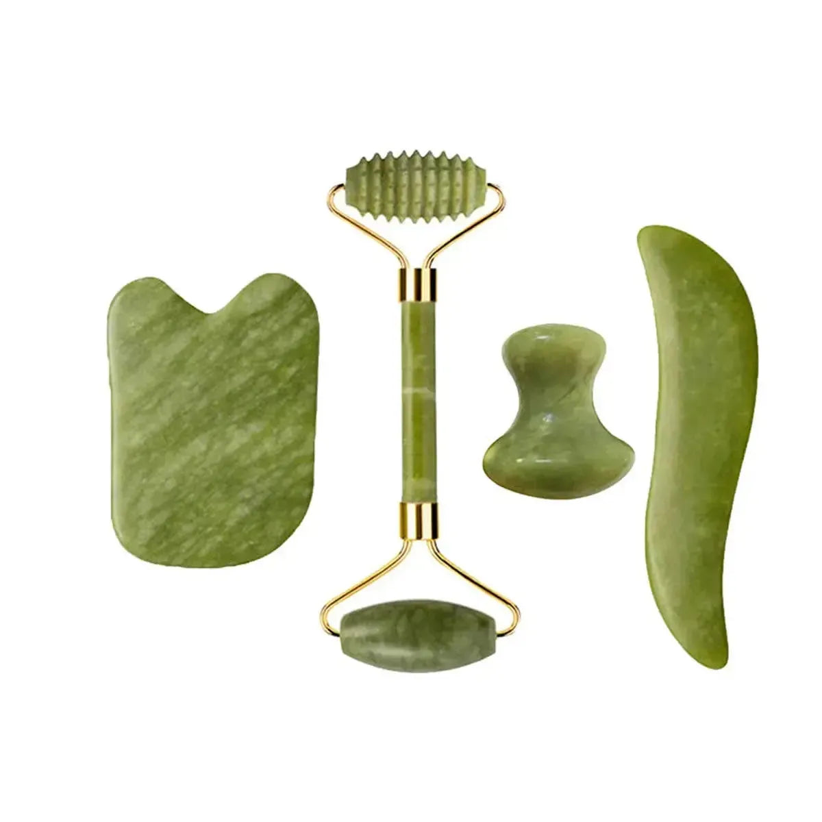 Set Massage Jade & Gua Sha Naturel-Saylana